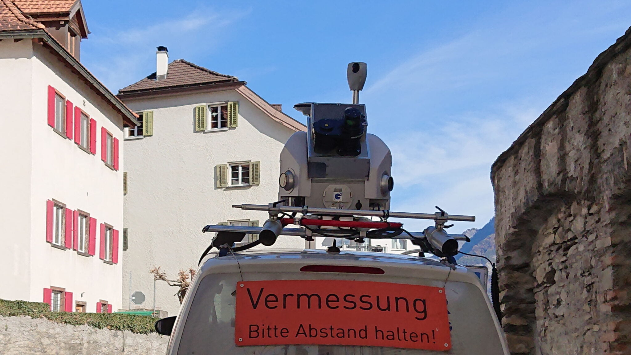 Eingesetztes 3D Mobile Mapping System